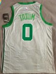 Maillot de Basket #0 Tatum Boston Celtics 2018 city Gris